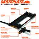 SkatePlate & SkateGuide Combo Pack - Circular Saw Rolling Accessory and Cutting Guide for Left Blade Saws