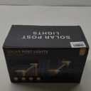 4x4 Solar Post Cap Lights Upgraded, Brighter and Extended Beam to Light Post Fence Deck with Warm/White Lights, Waterproof Outdoor Posts Solar Lights for Patio Porch Vinyl/Wooden Posts 8 Pack