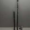 Tension Curtain Rod 51-165In(4.25-13.75Ft), Extra Long Outdoor Curtain Rod No Drilling for Window or Bathroom Patio, Adjustable Spring Shower Rod, Easy to Install Never Rust, Rod Diameter 1.26In-Black