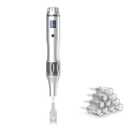 Derma Roller Pen 0.25mm, Microneedling Pen for Hair Face Scalp Beard Skin Care At Home Use