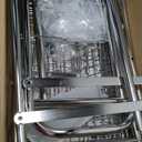 HOWDIA Stainless Steel 2-Tier Over The Sink Dish Drying Rack with Utensil Holder, Large, for Kitchen Counter (3 Tier,silver)