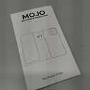 MOJO Notepad Phone Case for iPhone 13/14/15 - Folding Wallet Phone Case with Mini Pen and Note Pad (Black) (Fits iPhone 15 Pro)