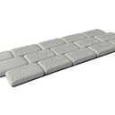 ZERINT 1 oz, Grey, 15 pcs, Wheel Adhesive Stick-on Weight Mellow Style WW-100RG15
