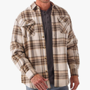 Wrangler Authentics Men's Long Sleeve Sherpa Lined Shirt Jacket