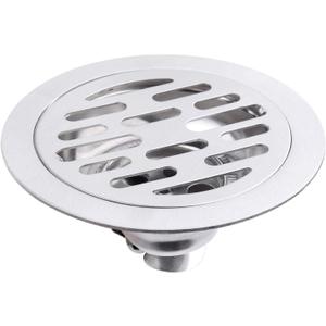 Yakamoz Sewer Odor Proof Floor Drain 4 Inch, Stainless Steel Anti-Odor Floor Drain Core Shower Drain Backflow Preventer Smell Stopper for Bathroom, Kitchen and Basement