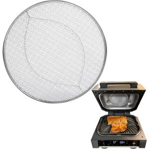 BYKITCHEN Stainless Steel Spatter Shield for Ninja Fg551 Foodi Smart XL Grill, Ninja XL Grill Accessories, Air Fryer Replacement Parts for Ninja 6 in 1 Smart Xl Indoor Grill