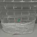 Adjustable Rock Display Case, 30 Grid Clear Acrylic Crystal Display Case with Lid Mineral Stones Collection Box with Mirrored for Rocks, Gemstones, Collectibles