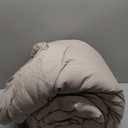 Litanika Oatmeal Comforter Queen Size, 3 Pieces Lightweight Solid Bedding Comforter Set, All Season Fluffy Bed Set (90x90In Comforter & 2 Pillowcases)