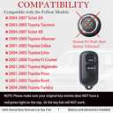 MechanMagic Key Fob Remote Replacement Fits for Toyota 4Runner 1999-2009/SCION XB/Highlander/RAV4 2001-2007/FJ CRUISER/PRIUS/CELICA/TUNDRA/HYQ12BBX HYQ12BAN Keyless Entry Remote Control