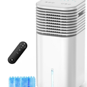 FANCOLE Windowless Portable Air Conditioners with 4Modes & 3Speeds, 15H Timer for Smart Autooff, 2Gal Tank for 20H Cooling, Evaporative Air Cooler 17 FT Remote, 120° Swing Swamp Cooler No Hose Needed