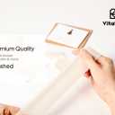 4 x Vitalizart Cream White Ribbon 1.5" Silky Velvet Ribbon Handmade Frayed Edges for Glossy Gift Wrapping Christmas Tree Ornaments Wreath Garland Holiday Decorations 5 Yd Total Ivory