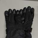 Rechargeable Heated Gloves, 3-Level Heat Settings, Waterproof Touchscreen Winter Gloves for Skiing, Cycling, Hiking (Large)