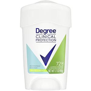 Degree Clinical Protection Antiperspirant Deodorant 72-Hour Sweat & Odor Protection Stress Control Antiperspirant for Women 1.7 oz