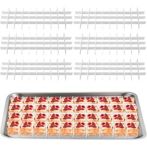 6 Sets Tray Dividers for Harvest Right Freeze Dryer Medium Trays, Adjustable Candy Cake Food Tray Dividers for Harvest Right Freeze Dryer Accessories, White