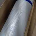 Crawl Space Vapor Barrier Kit 10 ft x 100 ft, 10 Mil Thick Plastic Sheeting with 2 in x 65 ft Sealing Tape, Black & White Poly Film for Crawlspace Encapsulation & Ground Moisture Control