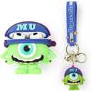 Case for AirPods 3rd Generation Earbuds with Doll and Anti-Lost Lanyard Keychain, Silicone Charging Shockproof Protective Cover with 3D Cartoon Skin Design for AirPods 3 (3DMQ)