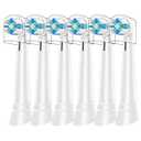 6 Pack IO Replacement Heads Compatible with Oral B iO 2 3 4 5 6 7 8 9 10 Deep Clean Series Electric Toothbrush, Toothbrush Heads Compatible with Oral B iO for Plaque Removal (White)