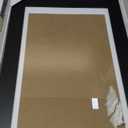 Malden International Designs Black Manhattan 12x19 Matted to 11x17 Wall Picture Frame