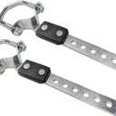 2 Pcs Universal Exhaust Hangers,Tail Pipe Hanger Fits 2 1/4" Tube