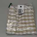 CARRIE HOME Farmhouse Brown and White Gingham Plaid Pillow Covers 18x18 Set of 2, Khaki Checkered Pillow Covers 18 x 18, Outdoor Buffalo Plaid Decorative Throw Pillows (No Pillow Inserts)