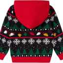 Vieille Toddler Girls Boys Ugly Christmas Sweater Kids Knit Xmas Hooded Pullover Sweater 2-7 Years (5-6 Years, Reindeer)