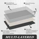 Tegeme 70 x 40 Inch Ironing Mat, Heat Resistant Foldable Iron Board Pad