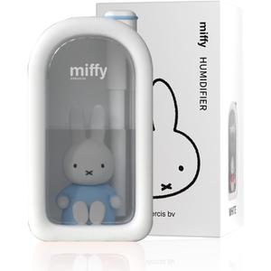 Mipow X Miffy Cool Mist Humidifier - Ultrasonic Quiet, Mini Cute Humidifier with Night Light, 380ml Humidifiers for Bedroom/Babies Nursery/Office (White(Blue Miffy))