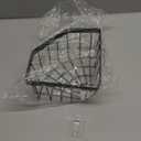 Kitchen Sink Caddy Corner Sponge Holder, CIT ZCFYU Adhesive Stainless Steel Dish Sponge Holder,Dish Cloth Hanger Kitchen Sink Organizer Soap Storage Rack for SpaceSaving Storage(not for Rounded) Grey