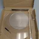 Acrylic Cupcake Stand, 4 Tier Round Cake Stand, 12 in Cake Stand for Dessert Table, Clear Cake and Cupcake Stand Combo, Tiered Serving Trays for Home Decor Wedding Birthday Party