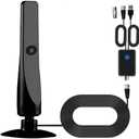 Broadwave TV Antenna 2025, Wave max TV Antenna 2025, with Amplifier Signal Booster, Miles Coverage Range Supports 4K 1080p for Smart HDTV and Older TV, Easy Installation (1 pc)