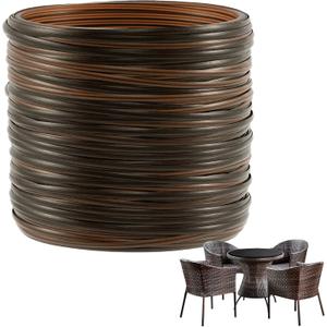 Biggun 459ft Wicker Repair Kit - Rattan Patio Chair Sofas Repair Supplies for Outdoor Lawn Furniture, Premium New Materials Basket Weaving Webbing Replacement Parts