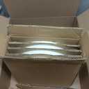 8 Pcs White Dinnerware Set for 4, Porcelain Kitchen Plates and Bowls Set, Ceramic Chip and Scratch Resistant Dishs Set - Dishwasher & Microwave Safe, QOMO-1996