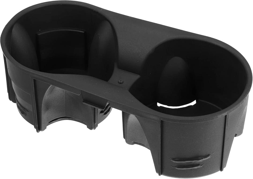 X AUTOHAUX Front Console Cup Holder for Jeep Wrangler 2007 2008 2009 2010 Console Storage Bracket Replacement 1FH72XDVAA Black