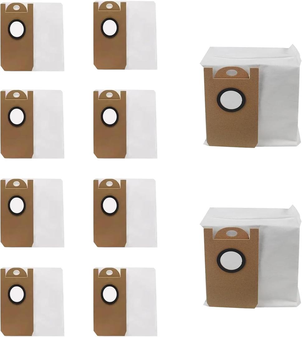 Dust Bags Replacement For Laresar L6 Pro / L6 nex/Viomi s9 ：10 Pack Durable and Efficient Cleaner for Pet Hair, Dirt, and Debris on All Floor Surfaces