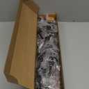 32.2'' Large Coat Rack Wall Mount Coat Hooks Coat Hanger with 8 Metal Black Triple- Hooks Brown Pine Real Wood Plank Hat Rack for Wall Hooks for Hanging Coat Hat Jacket