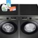 2 Pack Washer and Dryer Covers for the Top, 23.6'' x 19.7'' Silicone Rubber Mat for Laudry Machine & Dryer, Non-slip Heavy Duty Waterproof Washable Top Protector Mat Pad for Laundry & Kitchen