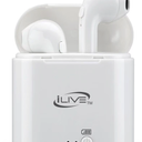 iLive True Wireless Bluetooth Earbuds in White