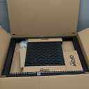 Tecmojo 16U Open Frame Network Rack for IT & AV Gear, AV Rack Floor Standing or Wall Mounted,with 2 PCS 1U Rack Shelves & Mounting Hardware,Network Rack for 19" Networking,Audio and Video Device