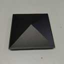 Nuvo Iron Pyramid Post Cap, 6" x 6",Black