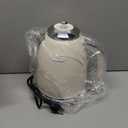 Hazel Quinn Electric Kettle - 1.7 Liters (57oz) Stainless Steel Water Kettle, BPA-Free Interior, 1200W Fast Boiling, Cordless, Rotational Base, Automatic Shut Off & One-Touch LED - Pearl White