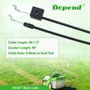 104-8677 Brake Cable for Toro Recycler 22 Throttle Cable 20001, 20003, 20005, 20007, 20009, 20012, 20016, 20071, 20072, Replaces 104-8677 Control Cable 290-935