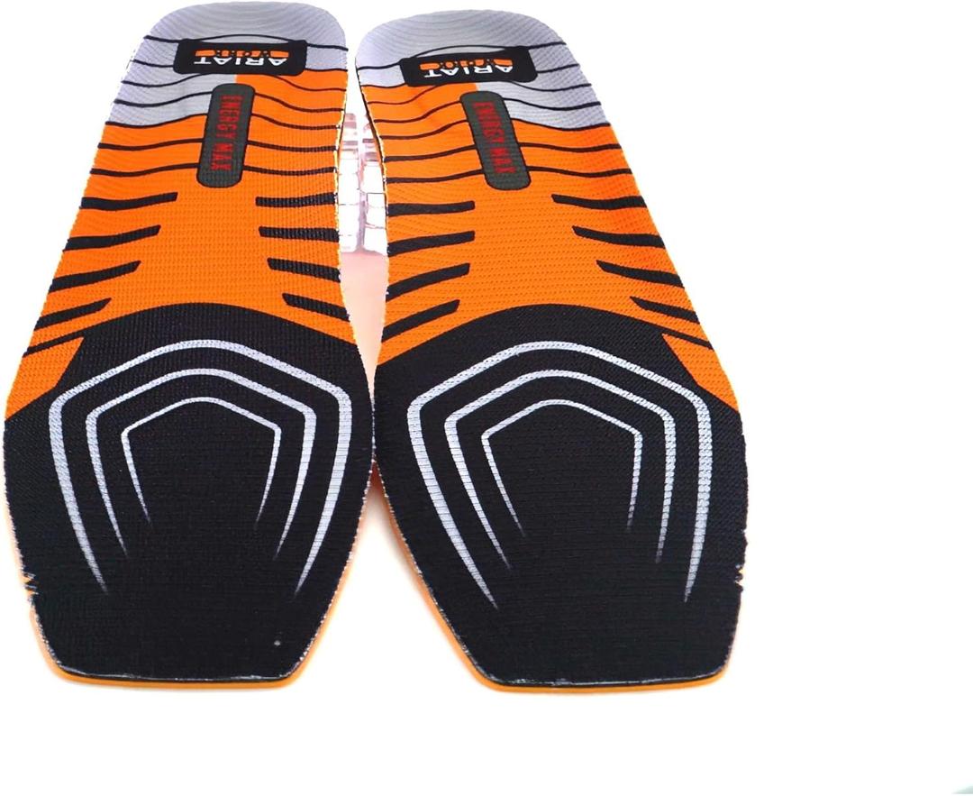 ARIAT Men's Energy Max Work Insole Wide Square Toe, Orange, 11 W (Multicolored)
