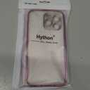 Hython for iPhone 13 Pro Case Clear Magnetic Glitter Phone Cases [Compatible with MagSafe] Full Camera Lens Protector Slim Gradient Sparkle Luxury Plating Shockproof Protective Cover Women, Hot Pink