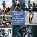 bropite Zipper Compression Socks Women & Men - 2Pairs Calf Knee High 15-20mmHg Open Toe Compression Stocking suit for Walking, L/XL