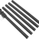 Totority 1set Stainless Steel Outdoor Flagpole Winding and Flag Stand for Flagpole Kit for Residential Use