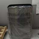 Ninestars 13 Gallon Automatic Trash Can, 50L Touchless Motion Sensor Garbage Can with Odor-Sealing Lid, Rectangular Stainless Steel, Silver Trim