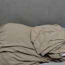 Bedsure Cooling Cotton Waffle Queen Size Blanket -Lightweight Breathable Summer Blanket of Rayon Derived from Bamboo for Hot Sleepers, Luxury Throws for Bed, Couch and Sofa, Taupe, 90x90 Inches