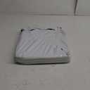 Sorbus Storage Bins with Metal Frame - Stackable & Foldable Clothes Organizer Bags - Oxford Fabric Storage Containers with Large Clear Window & Carry Handles Organization for Bedding Linen & Clothing (2 Pack, Beige)