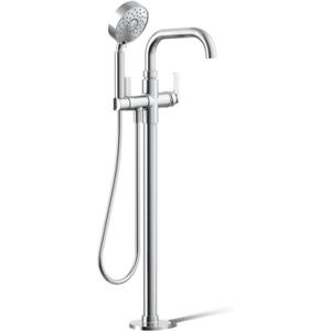 Castia by Studio McGee Floor-Mount Bath Filler Trim with Handshower