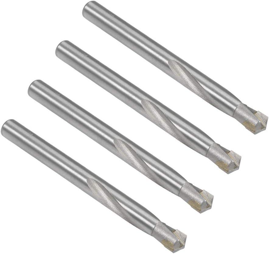 uxcell Cemented Carbide Twist Drill Bits 9mm Metal Drill Cutter for Stainless Steel Copper Aluminum Zinc Alloy Iron 4 Pcs